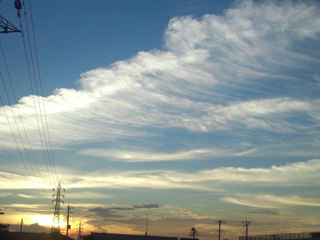 すじ雲２